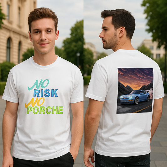 NO Risk No Porche Unisex Classic Crew T-Shirt